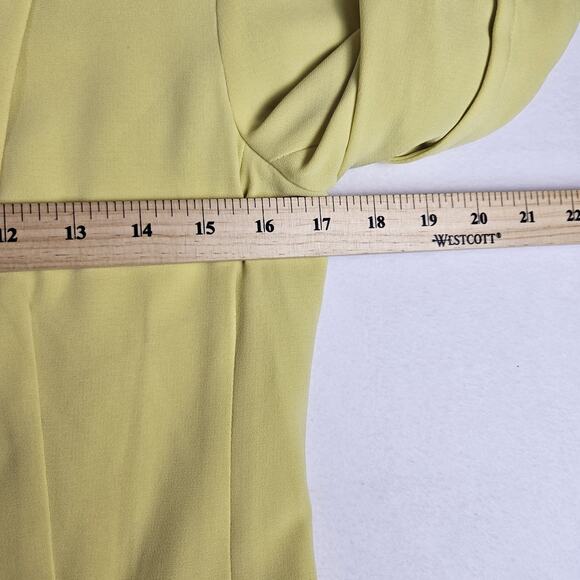 Rag & Bone Tuxedo Blazer Jacket Womens 2 XS Crepe Yellow Formal Career Coastal - Picture 13 of 16